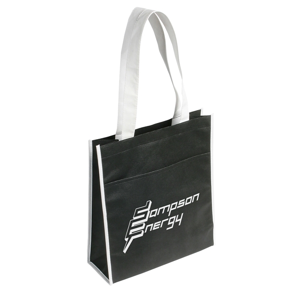 Non-Woven Tote Bag with Pocket... from ASI 36730 Ariel Premium Supply Inc
