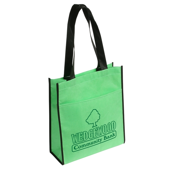 Non-Woven Tote Bag with Pocket... from ASI 36730 Ariel Premium Supply Inc