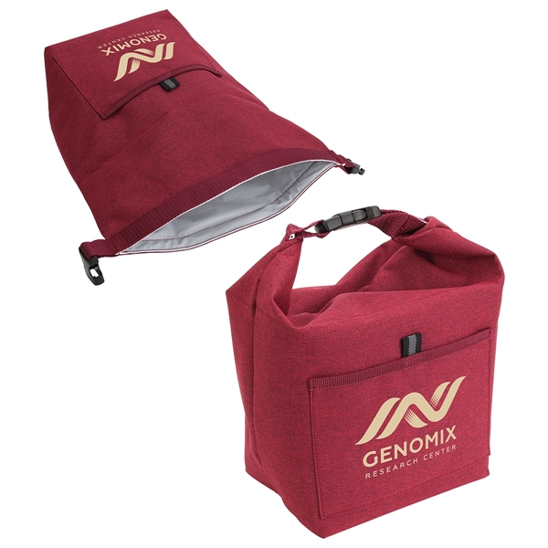 Heathered Polyester Insulated Lunch Tote... from ASI 36730 Ariel Premium Supply Inc