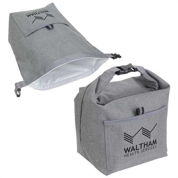 Heathered Polyester Insulated Lunch Tote... from ASI 36730 Ariel Premium Supply Inc