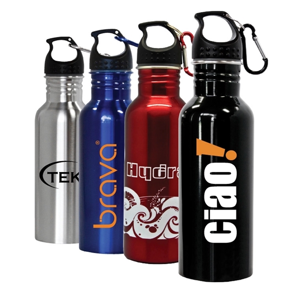 22 oz stainless steel sports bottle. 1 3/4" wide mouth. Includes... from ASI 30112 ACE Products / Ace Line