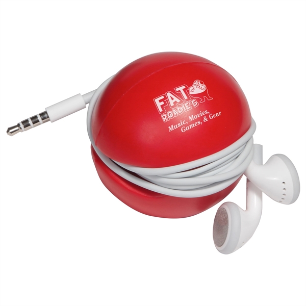 Earbud Keeper & Stress Reliever... from ASI 36730 Ariel Premium Supply Inc
