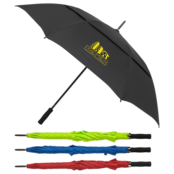 Vented Auto-Open Golf Umbrella... from ASI 36730 Ariel Premium Supply Inc
