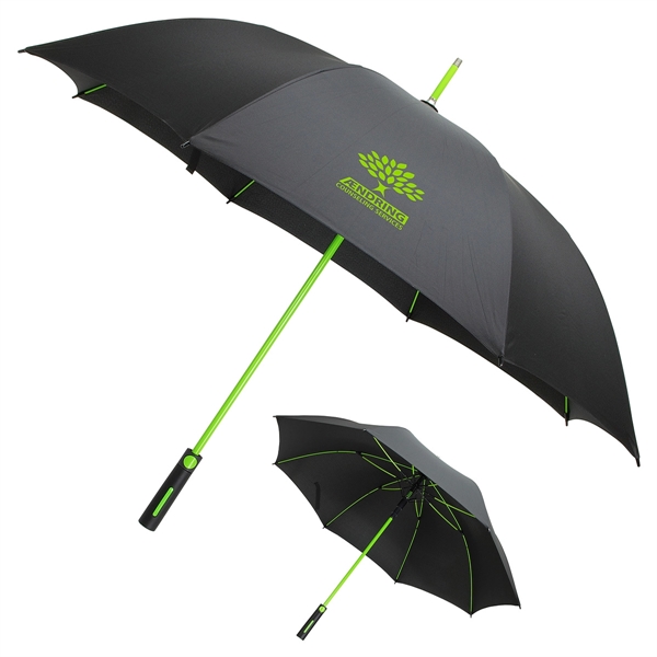 Auto-Open Umbrella with Contrasting Color Frame... from ASI 36730 Ariel Premium Supply Inc