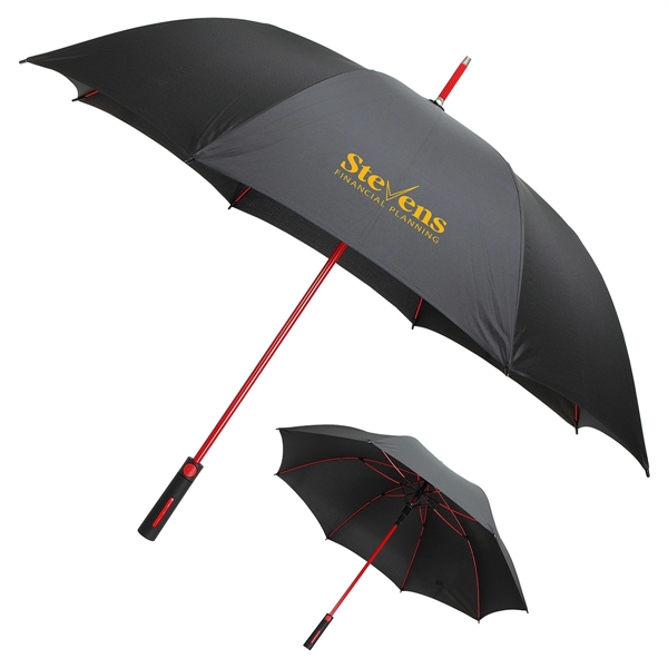 Auto-Open Umbrella with Contrasting Color Frame... from ASI 36730 Ariel Premium Supply Inc