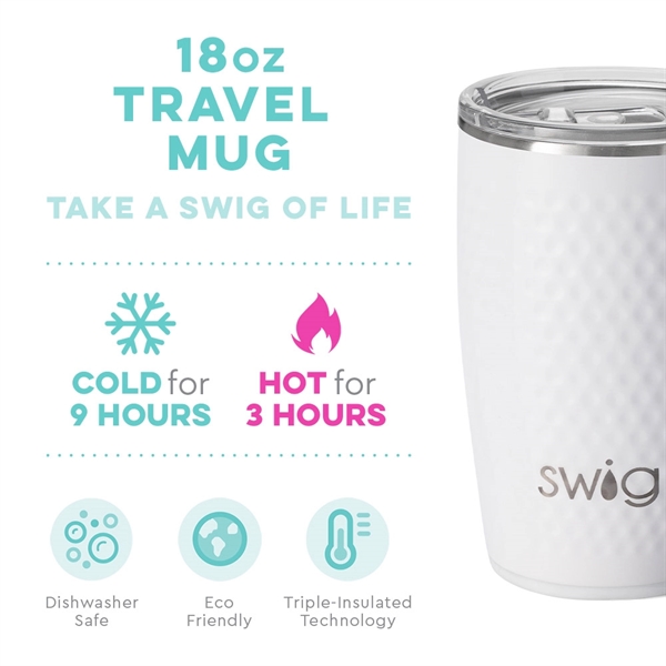 Swig Life Golf Partee travel mug with handle18 oz Double Wall,... from ASI 72657 Active Life Promo / Apres Ski Active Life