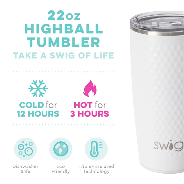 Swig Life Golf Partee Highball Tumbler 22 oz, Double Wall, and... from ASI 72657 Active Life Promo / Apres Ski Active Life