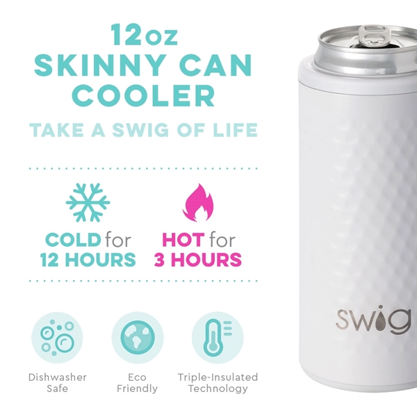 Swig Life Golf Partee Skinny Can Cooler 12 OZ, made of... from ASI 72657 Active Life Promo / Apres Ski Active Life