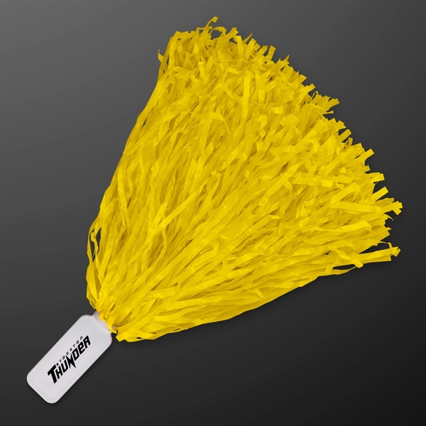 Economy Non-Light Up Pom Poms; Blank & Imprinted Pricing... from ASI 34194 ALightPromos