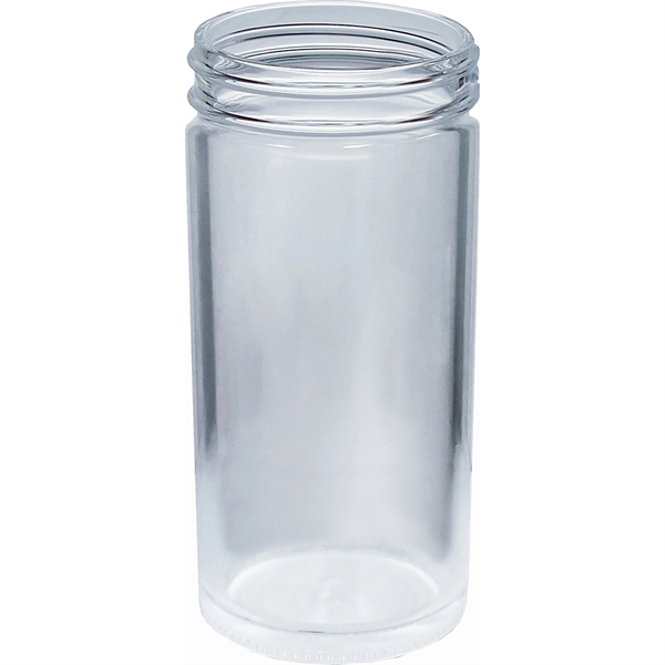 10 oz. Heavy Plastic Clear mason Jar Drinking Glass.  Made... from ASI 61952 Howw Mfg Co Inc / Howw USA