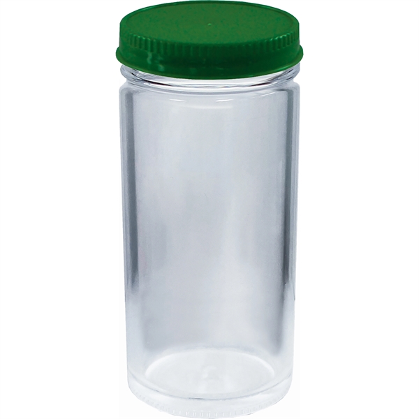 10 oz. Heavy Plastic Clear mason Jar Drinking Glass.  Made... from ASI 61952 Howw Mfg Co Inc / Howw USA