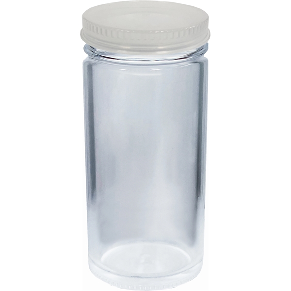 10 oz. Heavy Plastic Clear mason Jar Drinking Glass.  Made... from ASI 61952 Howw Mfg Co Inc / Howw USA