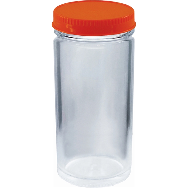 10 oz. Heavy Plastic Clear mason Jar Drinking Glass.  Made... from ASI 61952 Howw Mfg Co Inc / Howw USA