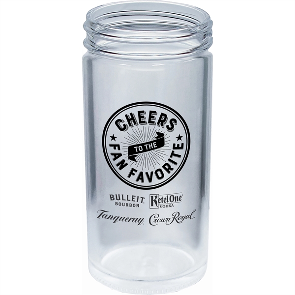 10 oz. Heavy Plastic Clear mason Jar Drinking Glass.  Made... from ASI 61952 Howw Mfg Co Inc / Howw USA