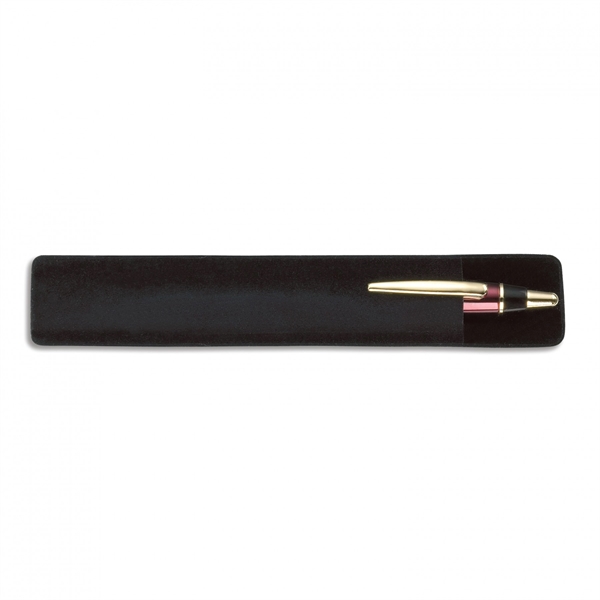 Black suede pouch for pens, rollerballs or pencils.. Price shown is... from ASI 88660 Spector & Co.