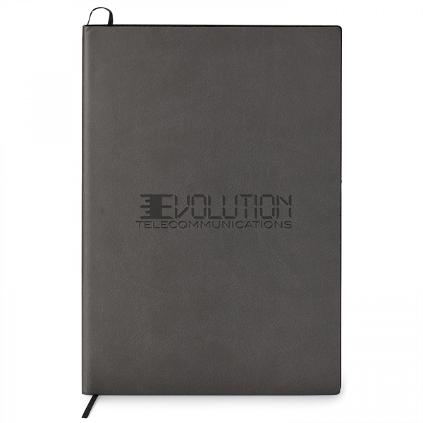 This contrast debossed soft cover, non-refillable single meeting journal is the... from ASI 88660 Spector & Co.