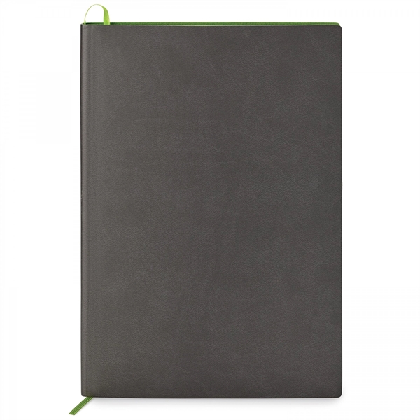 This contrast debossed soft cover, non-refillable single meeting journal is the... from ASI 88660 Spector & Co.