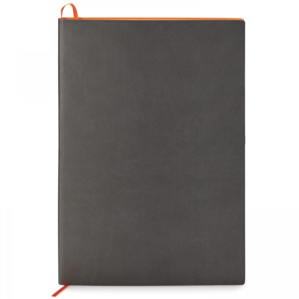This contrast debossed soft cover, non-refillable single meeting journal is the... from ASI 88660 Spector & Co.