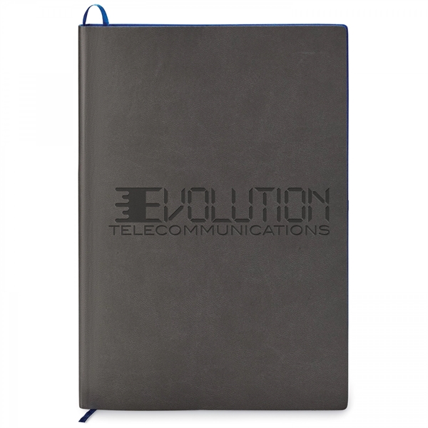 This contrast debossed soft cover, non-refillable single meeting journal is the... from ASI 88660 Spector & Co.