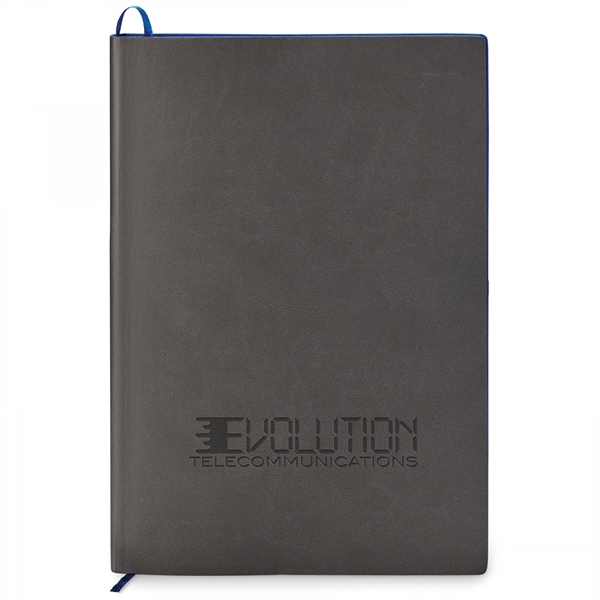 This contrast debossed soft cover, non-refillable single meeting journal is the... from ASI 88660 Spector & Co.
