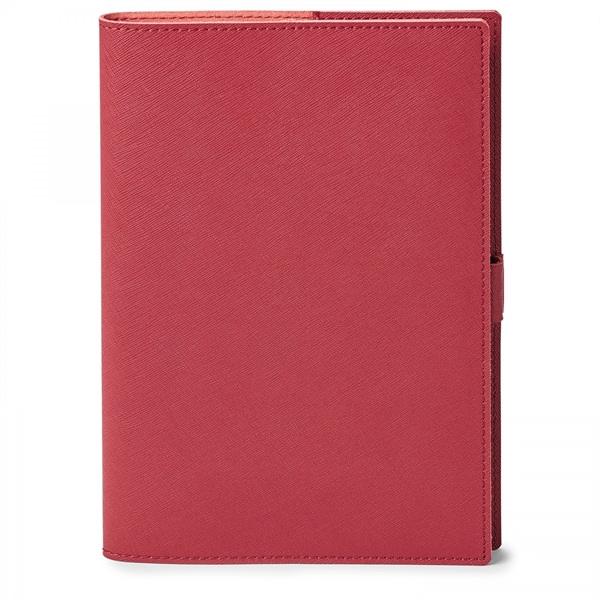 This chic, soft cover diamond-textured genuine leather journal has it all!... from ASI 88660 Spector & Co.