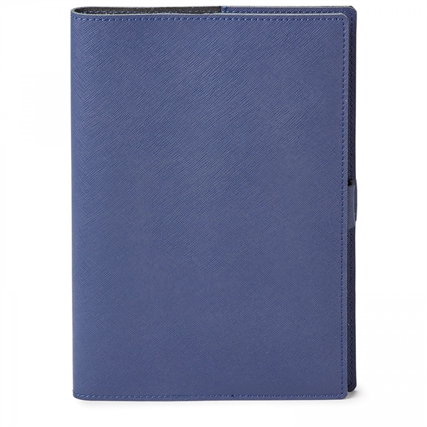 This chic, soft cover diamond-textured genuine leather journal has it all!... from ASI 88660 Spector & Co.