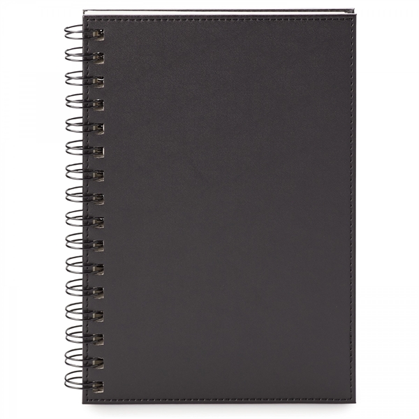 This sturdy hard cover, spiral bound vinyl journal is a great... from ASI 88660 Spector & Co.