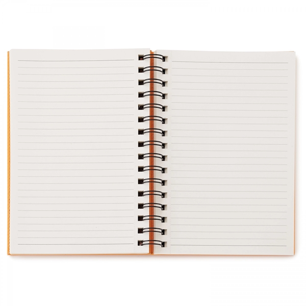 This sturdy hard cover, spiral bound vinyl journal is a great... from ASI 88660 Spector & Co.