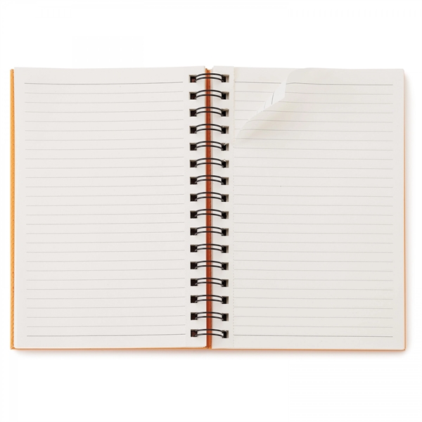 This sturdy hard cover, spiral bound vinyl journal is a great... from ASI 88660 Spector & Co.