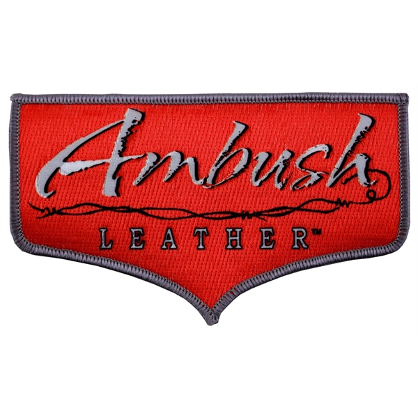 Embroidered Pin Pointe custom patches in assorted sizes with heat seal... from ASI 52263 EMT / EMT EMT EASY Emblem Marketing Team