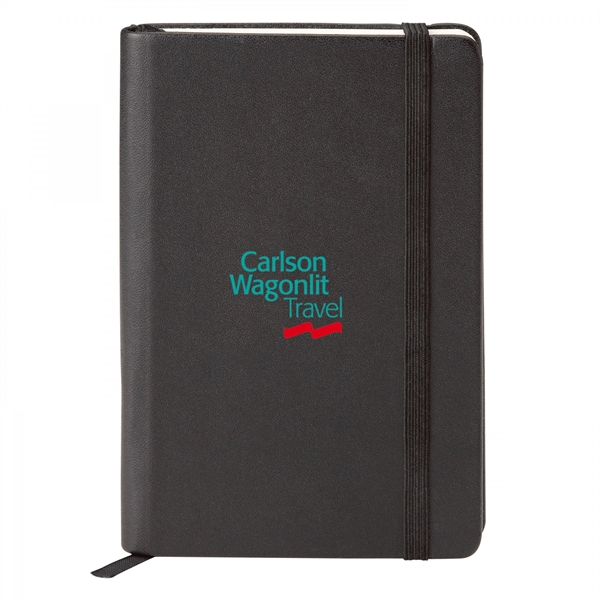 Journal with an interior gusseted pocket on back inside cover and... from ASI 88660 Spector & Co.