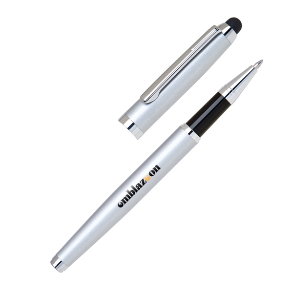 Brass cap-off rollerball pen available in two colors with a stylus... from ASI 68190 Lungsal / Lungsal
