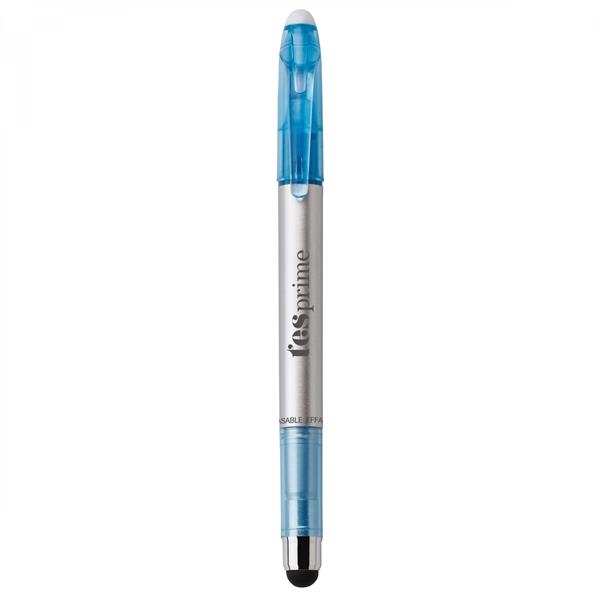 Plastic pen with a clear-tip highlighter and a soft capacitive stylus.... from ASI 88660 Spector & Co.