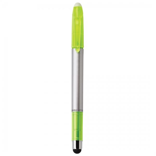 Plastic pen with a clear-tip highlighter and a soft capacitive stylus.... from ASI 88660 Spector & Co.