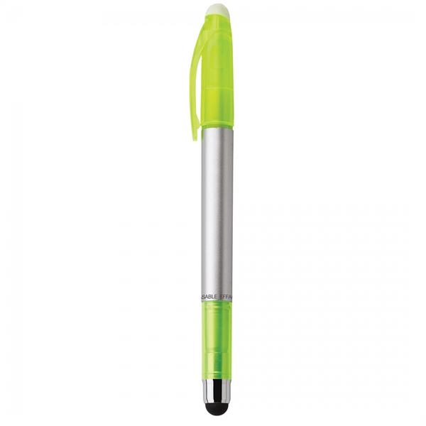 Plastic pen with a clear-tip highlighter and a soft capacitive stylus.... from ASI 88660 Spector & Co.