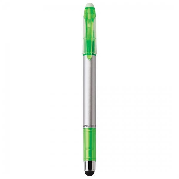 Plastic pen with a clear-tip highlighter and a soft capacitive stylus.... from ASI 88660 Spector & Co.