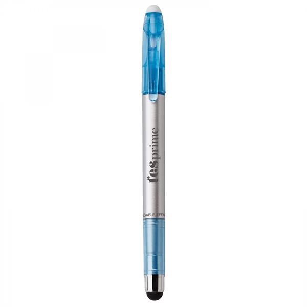 Plastic pen with a clear-tip highlighter and a soft capacitive stylus.... from ASI 88660 Spector & Co.