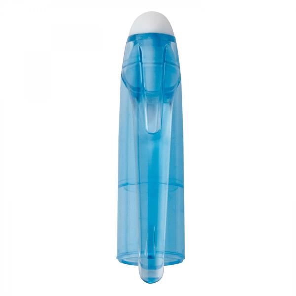 Plastic pen with a clear-tip highlighter and a soft capacitive stylus.... from ASI 88660 Spector & Co.