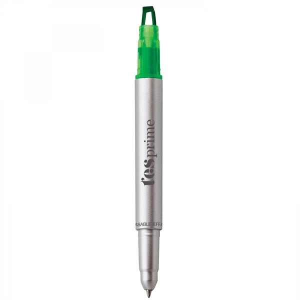 Plastic pen with a clear-tip highlighter and a soft capacitive stylus.... from ASI 88660 Spector & Co.