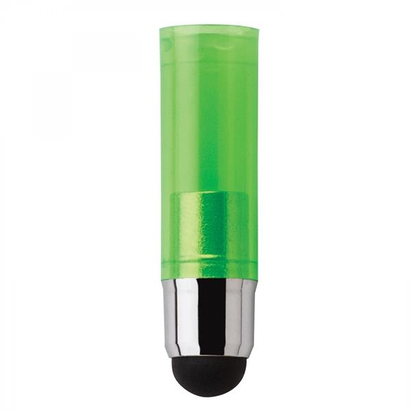 Plastic pen with a clear-tip highlighter and a soft capacitive stylus.... from ASI 88660 Spector & Co.