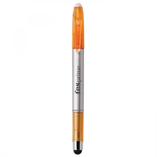 Plastic pen with a clear-tip highlighter and a soft capacitive stylus.... from ASI 88660 Spector & Co.