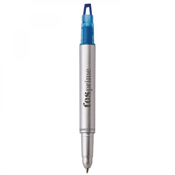 Plastic pen with a clear-tip highlighter and a soft capacitive stylus.... from ASI 88660 Spector & Co.