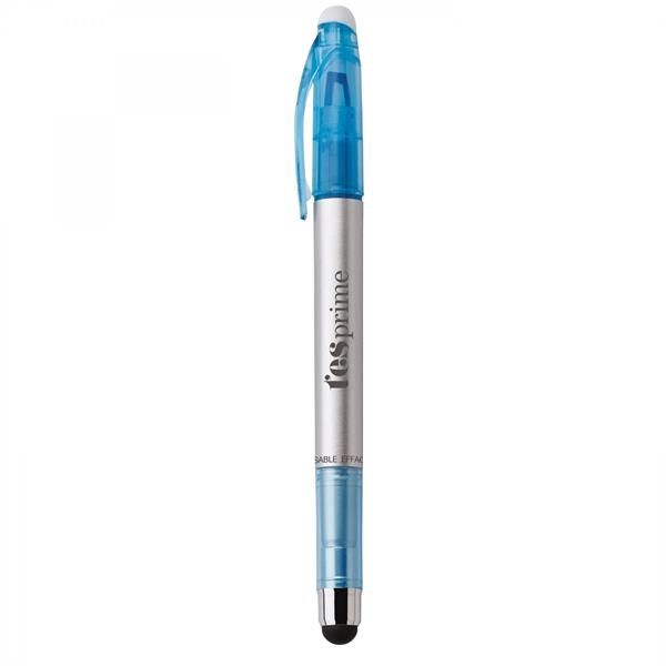 Plastic pen with a clear-tip highlighter and a soft capacitive stylus.... from ASI 88660 Spector & Co.