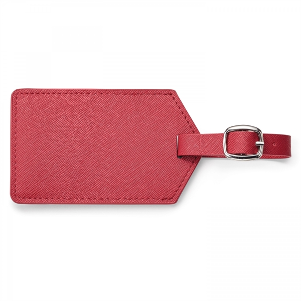 The Toscano genuine diamond textured leather luggage tag is a classy... from ASI 88660 Spector & Co.