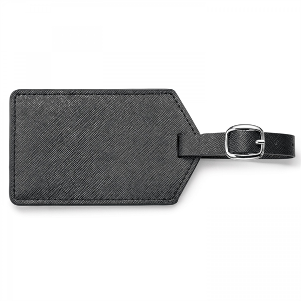 The Toscano genuine diamond textured leather luggage tag is a classy... from ASI 88660 Spector & Co.