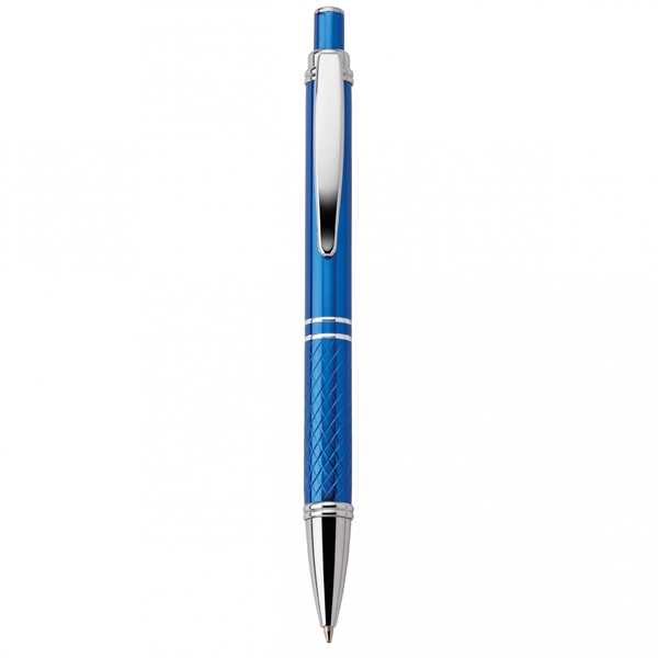 Anodized aluminum push-action pen Due to our high standards of quality... from ASI 88660 Spector & Co.