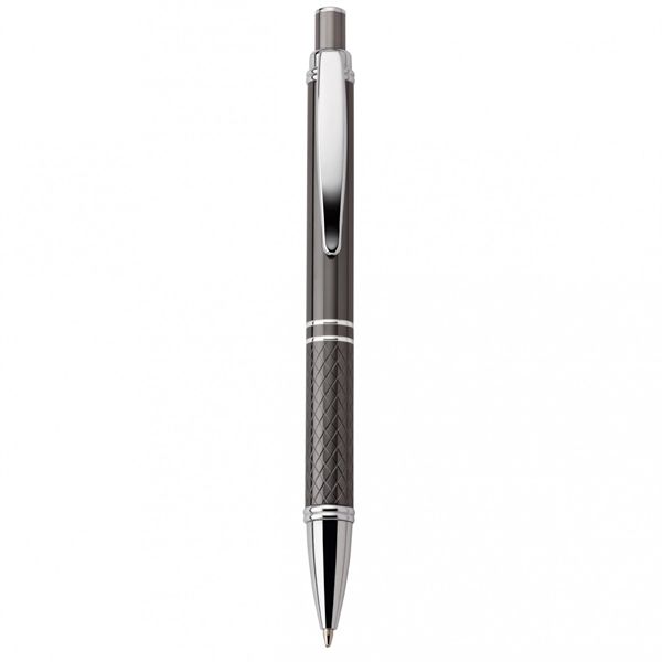 Anodized aluminum push-action pen Due to our high standards of quality... from ASI 88660 Spector & Co.