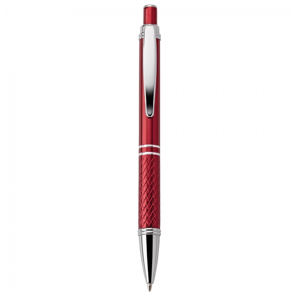 Anodized aluminum push-action pen Due to our high standards of quality... from ASI 88660 Spector & Co.