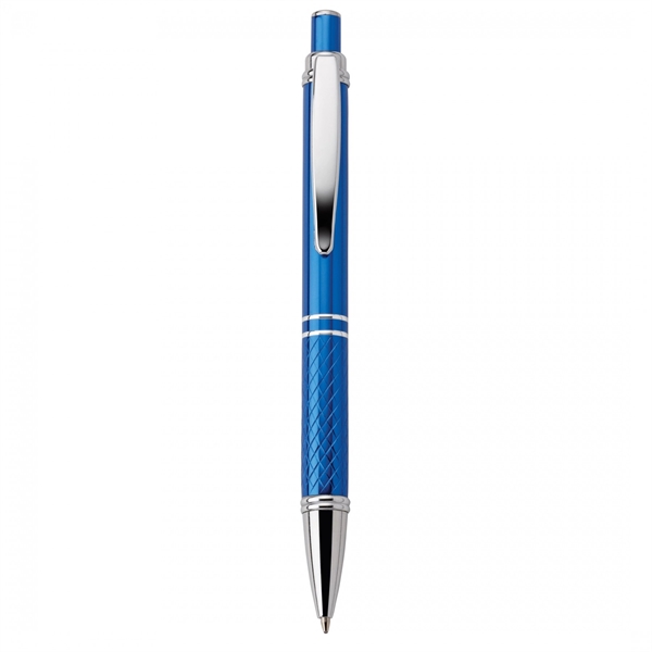 Anodized aluminum push-action pen Due to our high standards of quality... from ASI 88660 Spector & Co.