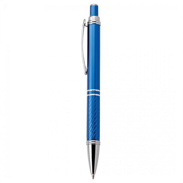 Anodized aluminum push-action pen Due to our high standards of quality... from ASI 88660 Spector & Co.